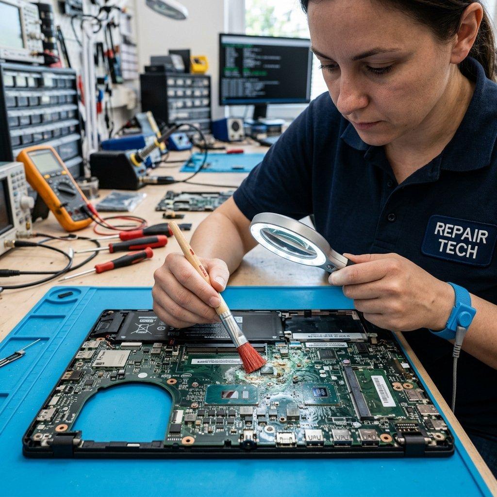 Liquid Spill Recovery & Board Repair